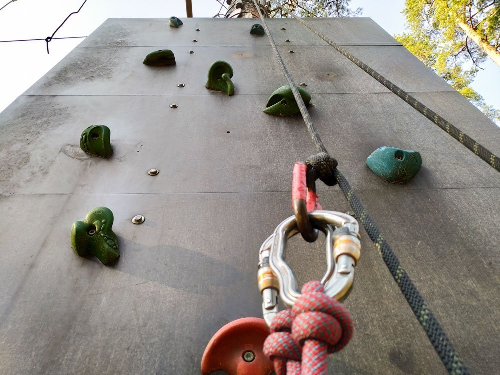 Climbing wall in Mezakakis, Riga