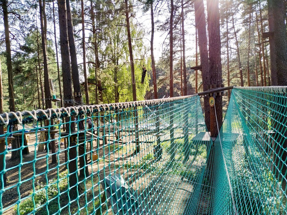 Visiting Adventure park Mezakakis in Riga