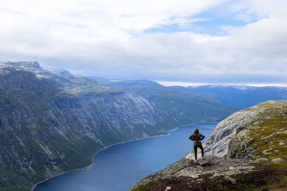 Una hiking in Norway