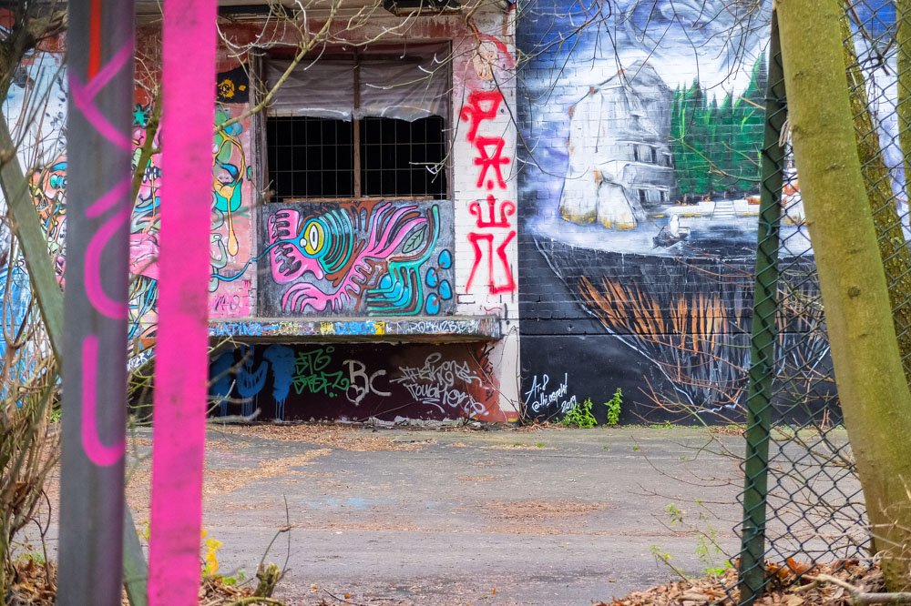 Graffiti at Teufelsberg