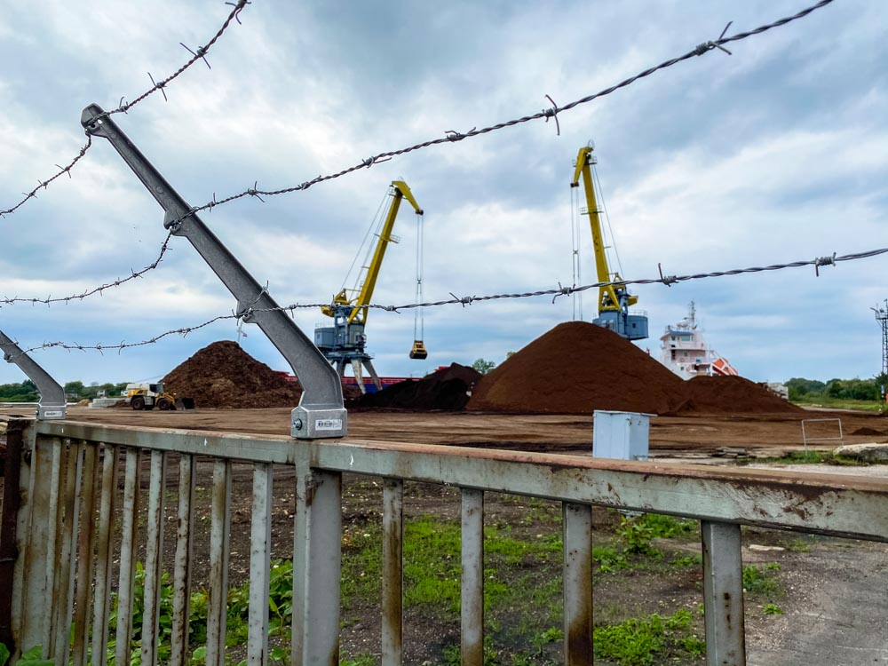 Non accessible area in Voleri port