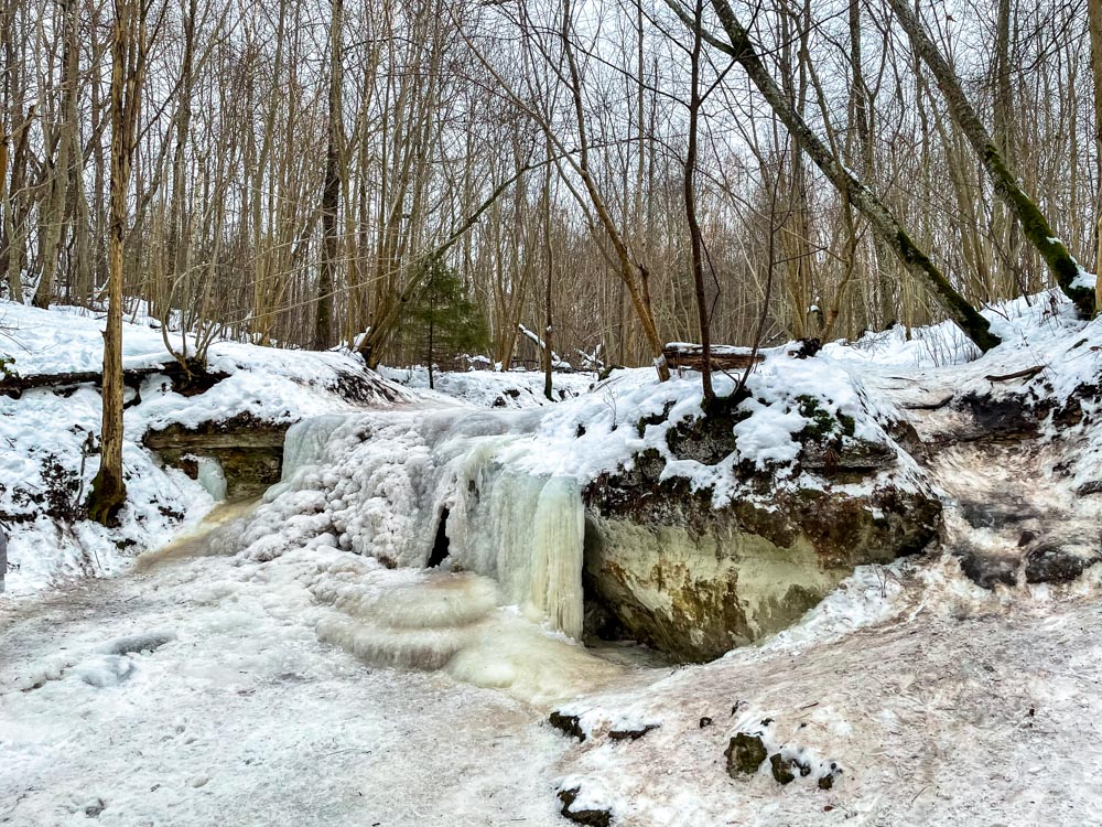Frozen waterfall - Dauda waterfall