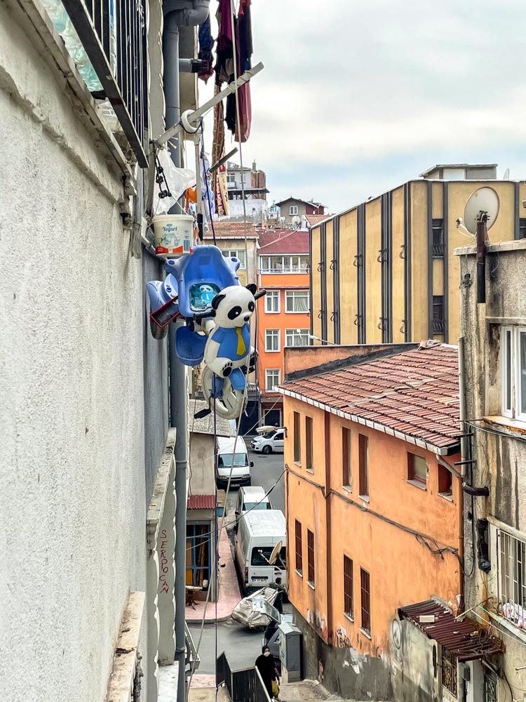 Apartment buildings near Taksim square