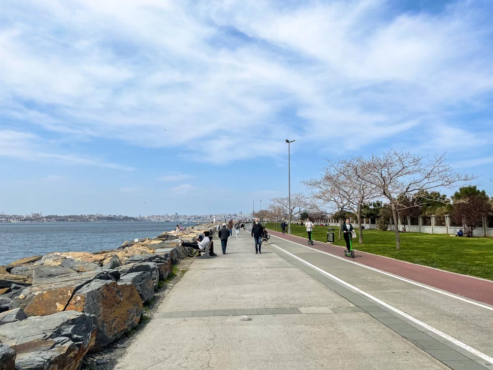 Walking on the Asian side of Istanbul