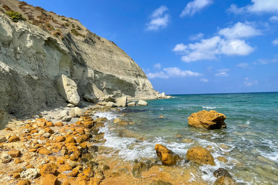 Cute beach in Gozo, Malta