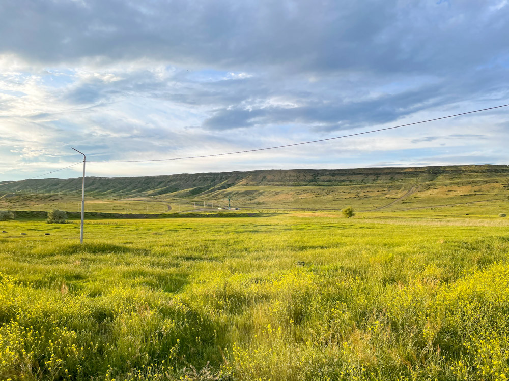 Fields near the Lisi lake