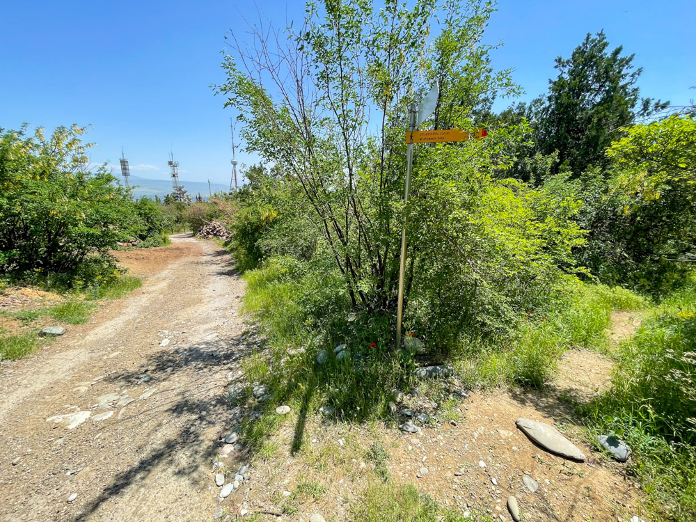 Hiking trail near Mtatsminda park