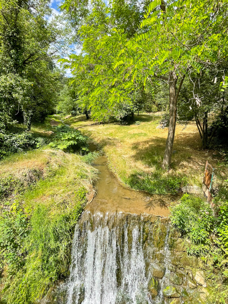 Small waterfall in the National Botanical Garden of Georgia
