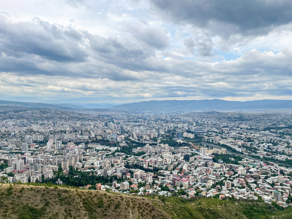 View from the Tbilisi Ferris Wheel