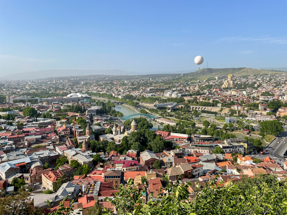View of Tbilisi from Mother of Georgia viewpoint