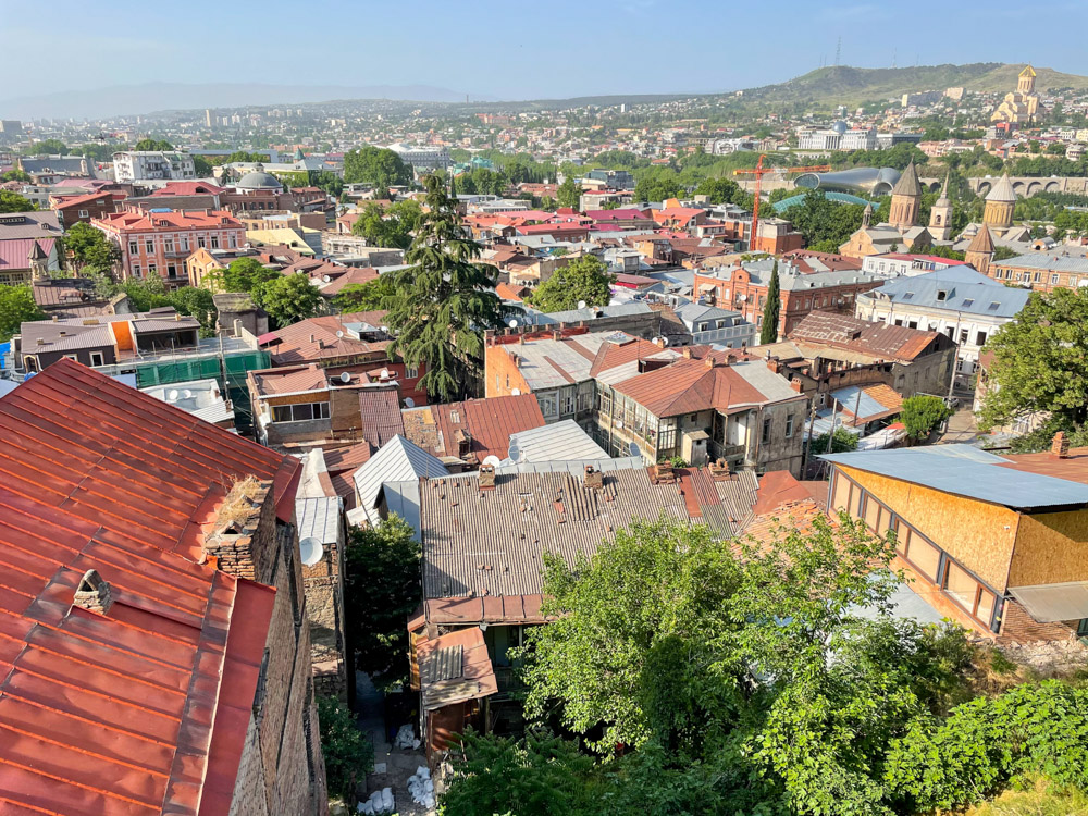View of Tbilisi from Mother of Georgia