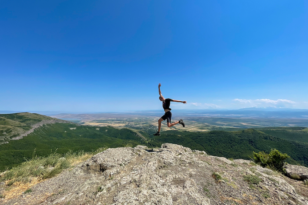 Hiking To Azeula Fortress, Georgia