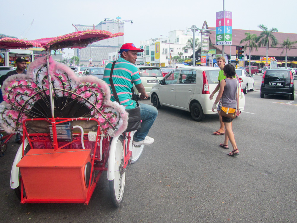 Rickshaw in Malacca, Malaysia