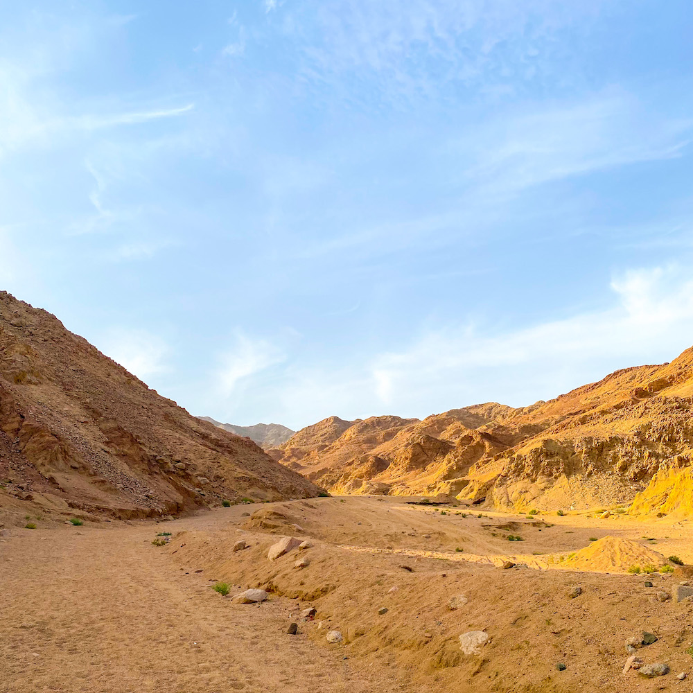 Exploring the desert in Egypt